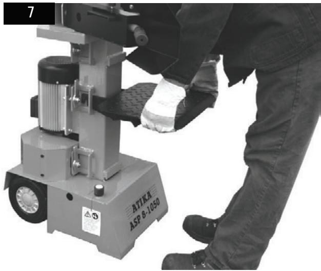 ATIKA ASP 8-1050 - - Inställning av bordshöjden - 1