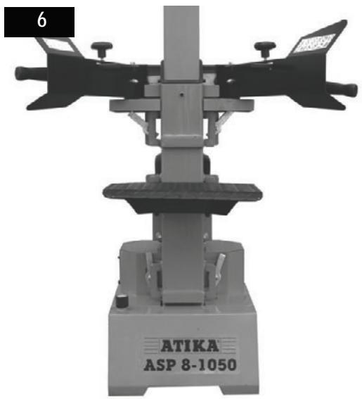 ATIKA ASP 8-1050 - Ustawienie wysokość stolu - 1
