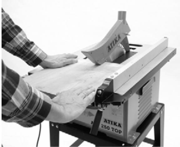 ATIKA ATS 250 - Skåring af brede emner - 1