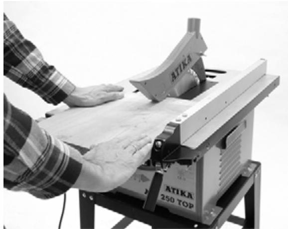 ATIKA ATS 250 - Sångning av breda arbetsstycken - 1