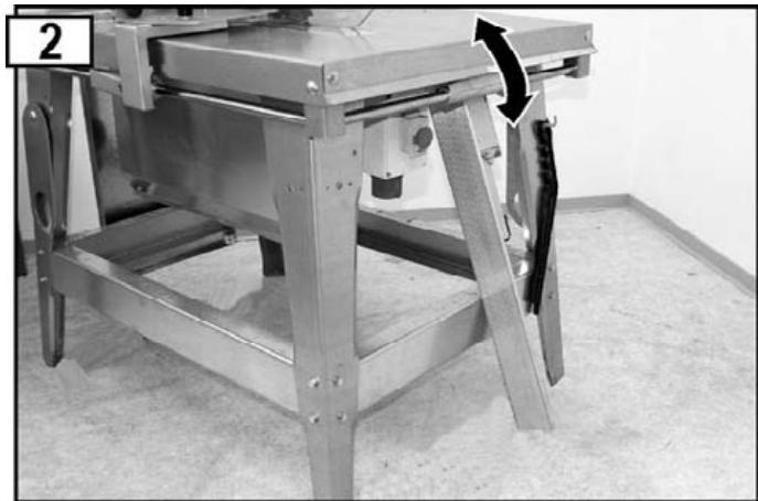 ATIKA BTH - Längsanschlag abklappen - 1