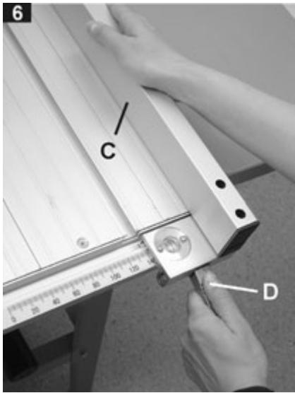 ATIKA T 250 - Montering og indstilling af længdeanslaget - 3