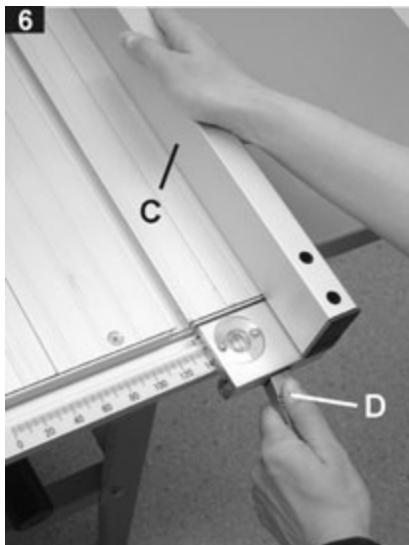 ATIKA T 250 - Dorázku podělného Žezu vložte na pracovní stál - 1