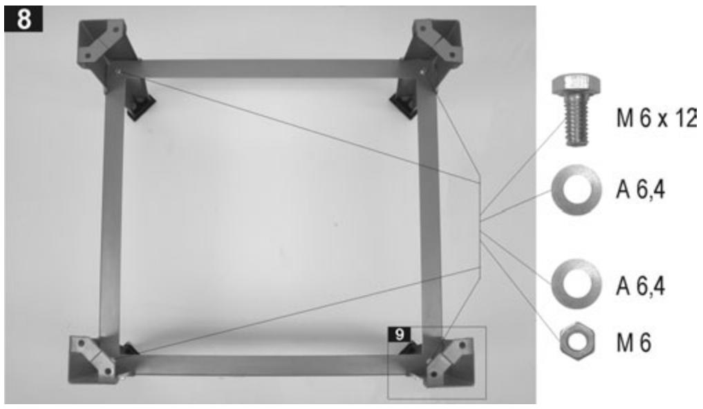 ATIKA T 250 - Montage der Säge - Assembly of the Saw - Montage de la scie - Opbouw van het zaag - Montering av sāgar - Montering af saven - Montañpilarki - Sestavení podstavy - 2