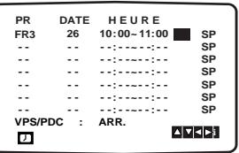 GOLDSTAR AG98 - Enregistrement programme utilisation de l'affichage à l'écran - 16