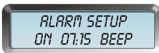 TANGENT CINQUE CD-FM - Setting the alarm - 2