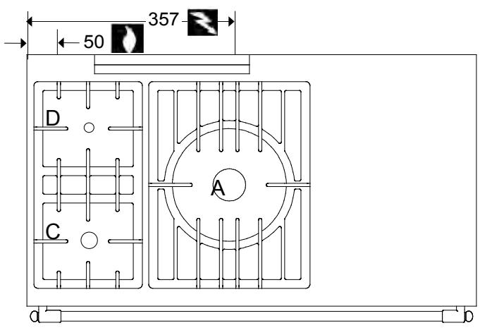 LACANCHE LG1141E - Chassagne &amp; chambertin « classique» et «tradition»: TABLES de cuisson gaz - 3