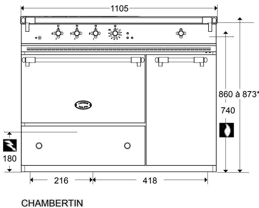 LACANCHE LVTR1141G - Chassagne “electrique”: TABLE de cuisson electrique - 3