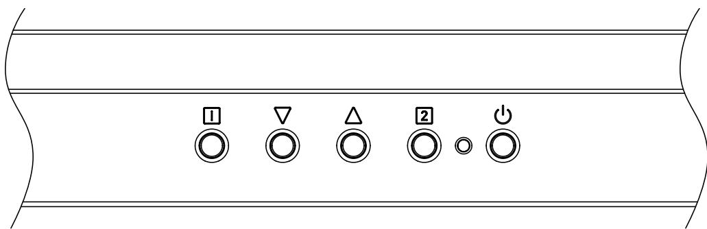 AOC 2019SW1 - Botones del panel de control (Por exemple) - 1