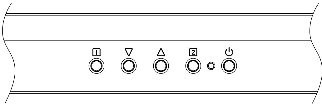 AOC 2019SW1 - Teclas do panele de controle - 1