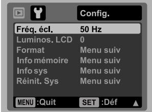 AGFAPHOTO OPTIMA 1438M - Menu de configuration - 2