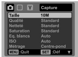 AGFAPHOTO OPTIMA 1438M - Menu de capture - 1
