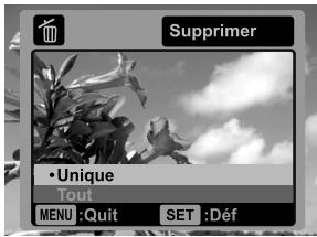 AGFAPHOTO OPTIMA 1438M - Suppression d'une photo ou de toutes les photos - 1