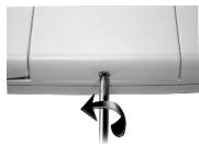 X10 SC9100 - Branchement du câble téléphonique. - 2