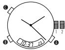 FOSSIL VD57 - Réglage de l'heure analogique - 1