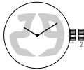 FOSSIL VD57 - Réglage de l'heure - 1
