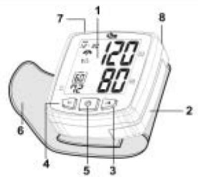 IBP BA701CA - Nom/fonction de chaque piece - 1