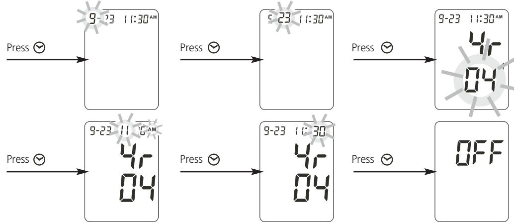 IBP BP 603 - setting the date and time 7 - 1