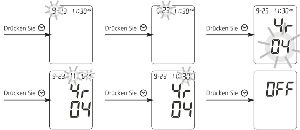 IBP BP 603 - das Datum und die Zeit einstellen 7 - 1
