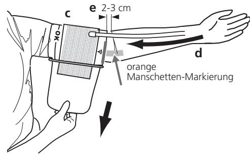 IBP BP 603 - die Armmanschette anlagen - 3
