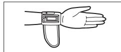 IBP HL 168 V 92 - A wrap the pressure cuff around the wrist. - 2