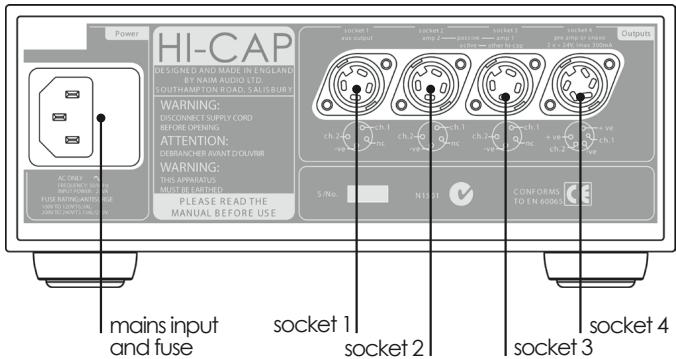 NAIM POWER SUPPLIES - Hi-Cap Rear - 1