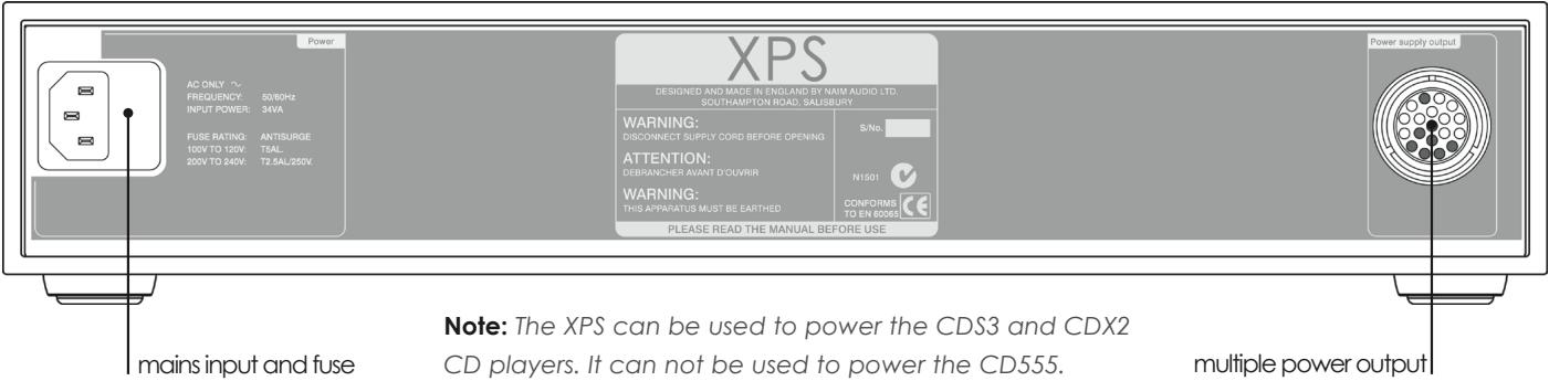 NAIM POWER SUPPLIES - XPS Rear - 1
