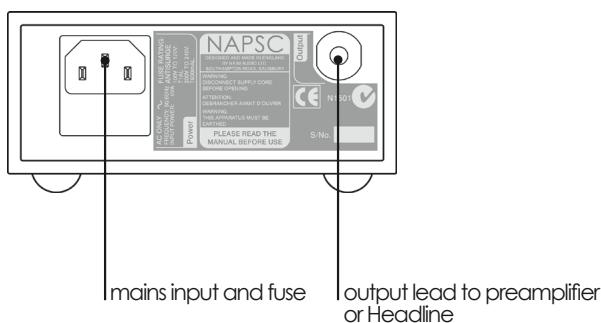 NAIM POWER SUPPLIES - NAPSC Rear - 1