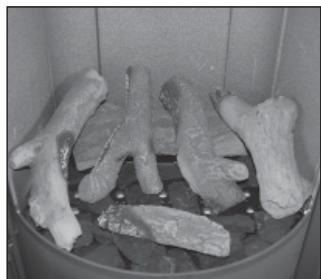 HASE LUNO GAS - Anordnung der Scheite: Propangas - 3