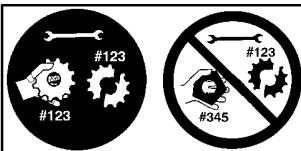 WEED EATER HT1700 - Identification des symboles de sécurité - 4