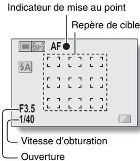 LOGICOM-SANYO XACTI VP-CG65 - Sur quoi l'appareil photo fait-il la mise au point? - 1