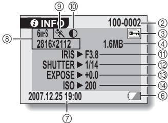 LOGICOM-SANYO XACTI VP-CG65 - Appuyez sur le bouton MENU pendant au moins 1 seconde. - 2