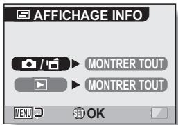 LOGICOM-SANYO XACTI VP-CG65 - Sélectionnez l'icône d'affichage des informations et appuyez sur le bouton de réglage SET. - 3