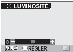 LOGICOM-SANYO XACTI VP-CG65 - Sélectionnez l'icône de luminosité et appuyez sur le bouton de réglage SET. - 1