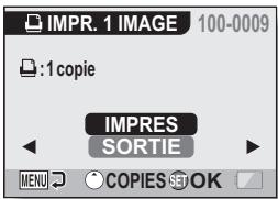 LOGICOM-SANYO XACTI VP-CG65 - Déplacez le bouton de réglage SET vers la gauche ou la droite pour afficher l'image à imprimer. - 1