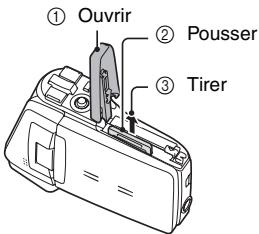 LOGICOM-SANYO XACTI VP-CG65 - Fermez le cache du compartiment du bloc-pile/de la carte. - 1