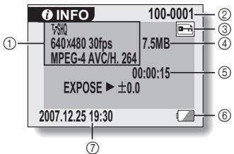 LOGICOM-SANYO XACTI VP-CG65 - Appuyez sur le bouton MENU pendant au moins 1 seconde. - 1