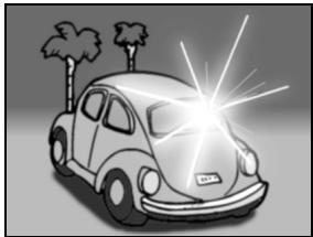 LOGICOM-SANYO XACTI VP-CG65 - - Sujets avec peu de contraste, très lumineux au centre de l'image ; sujets ou environnement sombres - 1