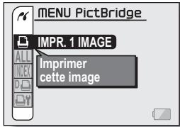 LOGICOM-SANYO XACTI VP-CG65 - Sélectionnez "imprimante" et appuyez sur le bouton de réglage SET. - 1
