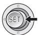 LOGICOM-SANYO XACTI VP-CG65 - Déplacez le bouton de réglage SET vers la gauche. - 2
