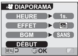 LOGICOM-SANYO XACTI VP-CG65 - Sélectionnez l'icône de diaporama et appuyez sur le bouton de réglage SET. - 1