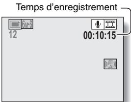 LOGICOM-SANYO XACTI VP-CG65 - Dans le menu de mode de video clip, sélectionnez l'icone du mémo audio, puis appuyez sur le bouton de réglage SET. - 1