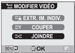 LOGICOM-SANYO XACTI VP-CG65 - Sélectionnez l'icône de modification de video clips et appuyez sur le bouton de réglage SET. - 1