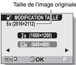 LOGICOM-SANYO XACTI VP-CG65 - Sélectionnez l'icône de modification de la taille et appuyez sur le bouton de réglage SET. - 1
