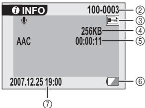 LOGICOM-SANYO XACTI VP-CG65 - Appuyez sur le bouton MENU pendant au moins 1 seconde. - 3