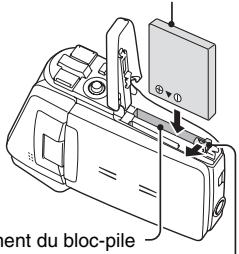LOGICOM-SANYO XACTI VP-CG65 - Insérez le bloc-pile. - 2