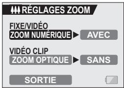 LOGICOM-SANYO XACTI VPC-E6 - Sélectionnez l'icone de réglage du zoom [44], et appuyez sur le bouton de réglage SET. - 1