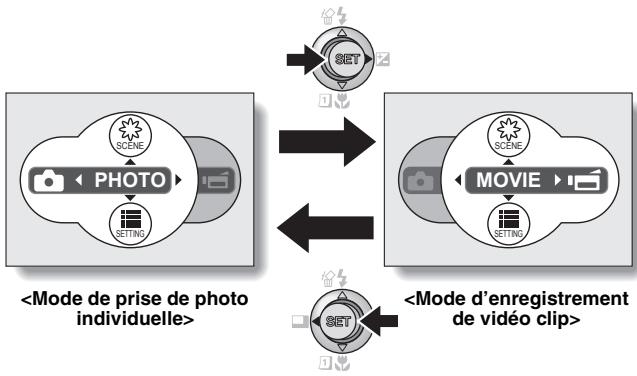 LOGICOM-SANYO XACTI VPC-E6 - Écran de sélection du mode - 1