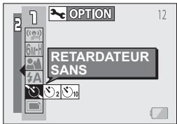 LOGICOM-SANYO XACTI VPC-E6 - Sélectionnez le menu de retardateur. - 4