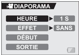 LOGICOM-SANYO XACTI VPC-E6 - Sélectionnez l'icone de diaporama et appuyez sur le bouton de réglage SET. - 1